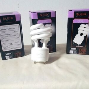 Sleek CFL Spiral Light Bulb